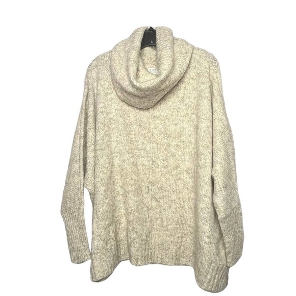 Ruby Moon Cowl Neck Oversized Oatmeal Cozy Sweater New Size Small - Picture 1 of 8